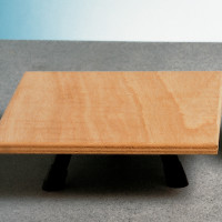 Τροχός επιτραπέζιος από ατσάλι&ξύλο N.2035